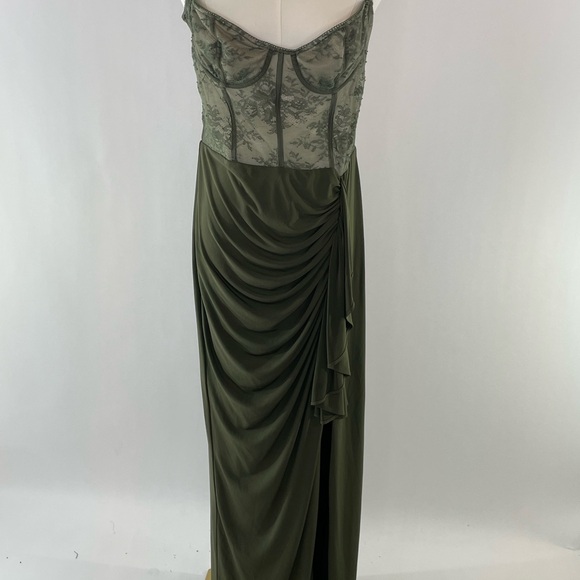 Katie May Olive Green Willow Gown, XL - Picture 12 of 16